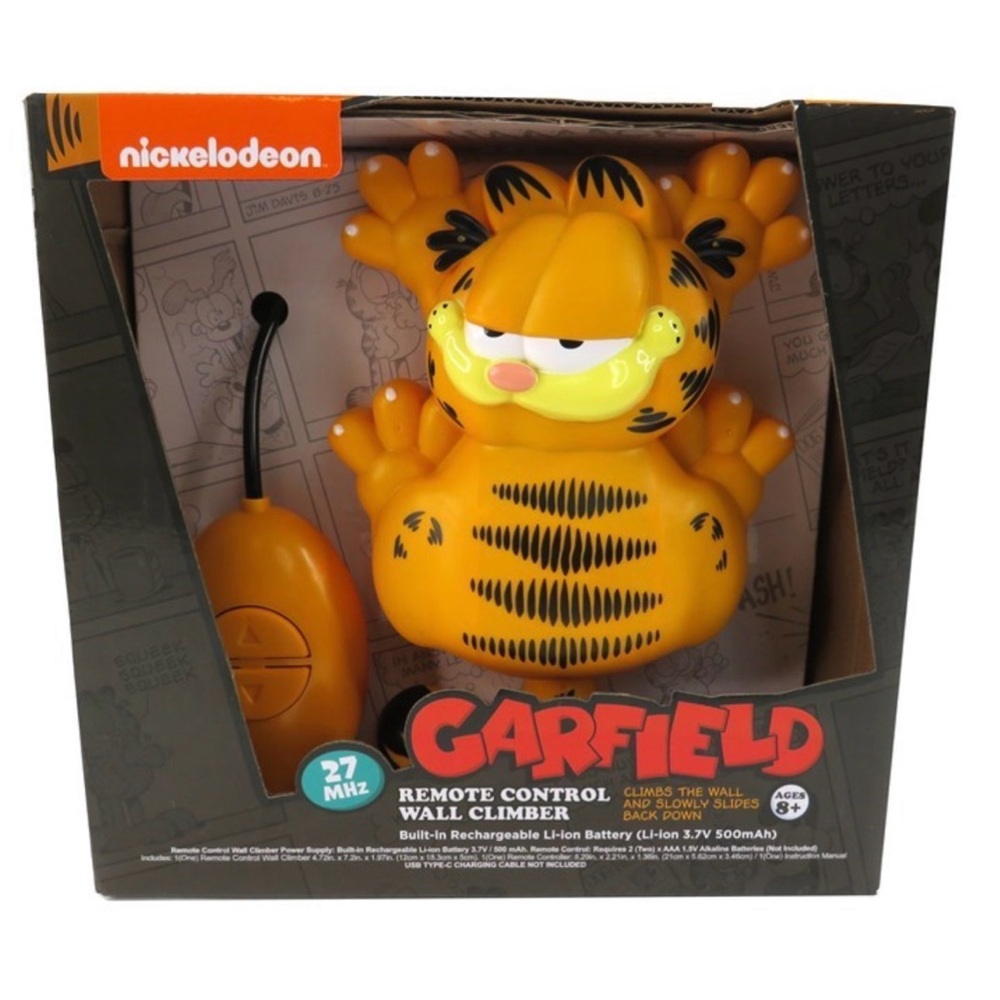 Nickelodeon Orange Garfield Wall Climber